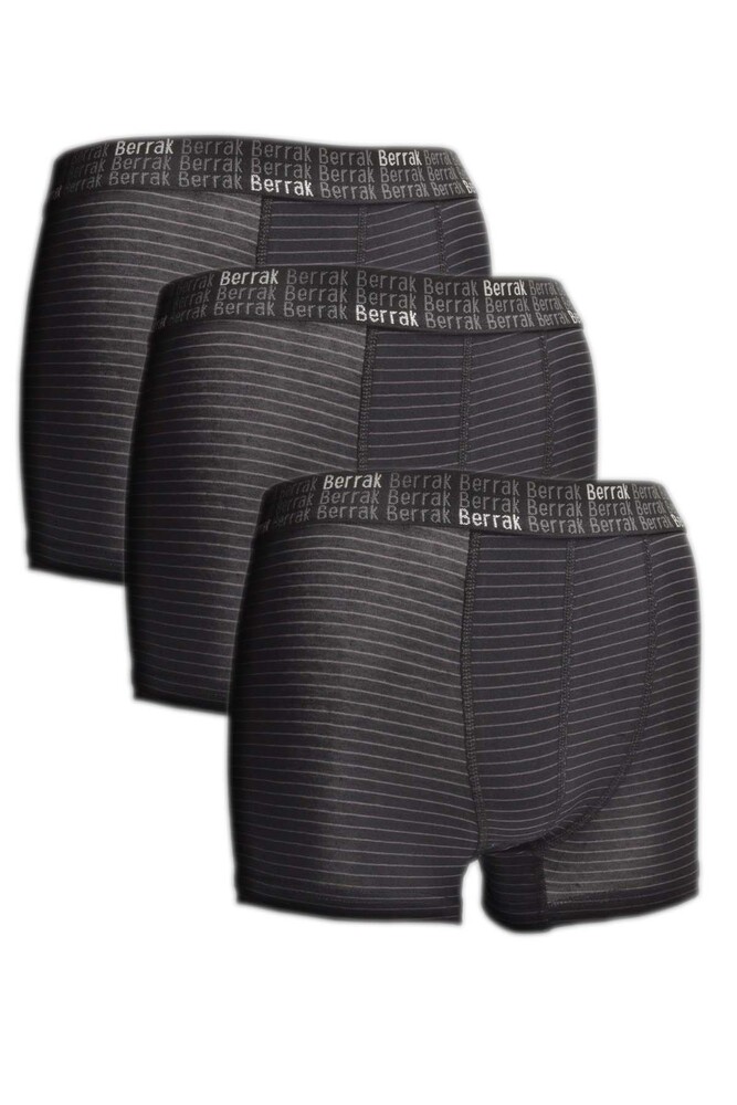 Berrak 4475 3'Lü  Boxer Siyah - 1