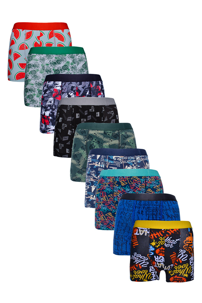 Berrak 4480 9Lu Erkek Boxer Çok Renkli - 1
