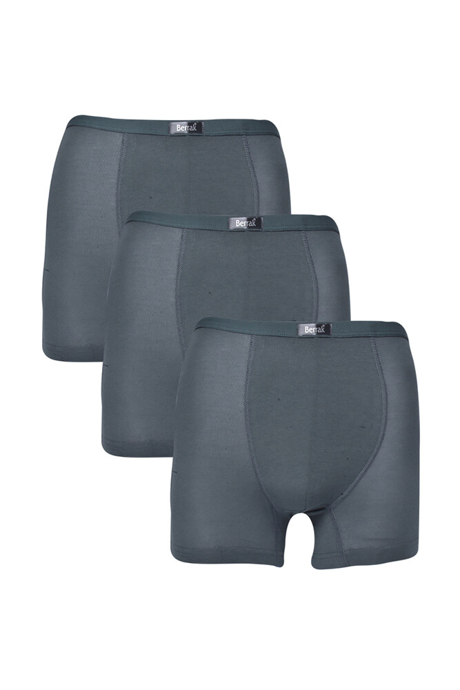 Berrak 4488 3'Lü  Erkek Boxer Füme - 1