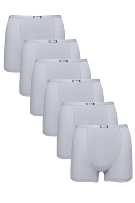 Berrak 4488 6'Lı  Erkek Boxer Gri - 1