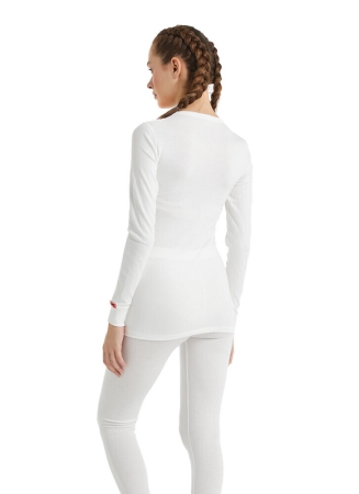 Blackspade Unisex Termal Tişört 2. Seviye 1257 Kar Beyaz - 3