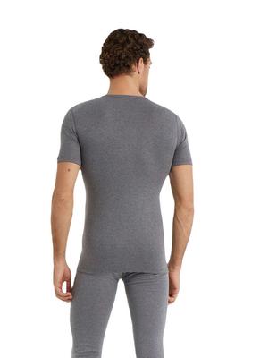 Blackspade Unisex Termal Tişört 2. Seviye 1263 Gri Melanj - 4