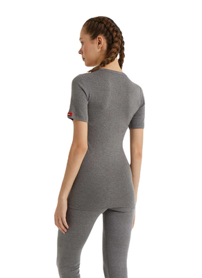 Blackspade Unisex Termal Tişört 2. Seviye 1263 Gri Melanj - 5