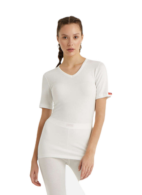 Blackspade - Blackspade 1263 Termal Unisex İçlik - Üst Kar Beyaz (1)