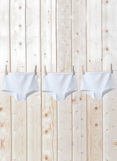 Blackspade Kız Çocuk Boxer 3'lü Paket 1295 - Beyaz - 2