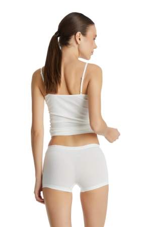 Blackspade Kadın Boxer Essential 1301 - Beyaz - 2