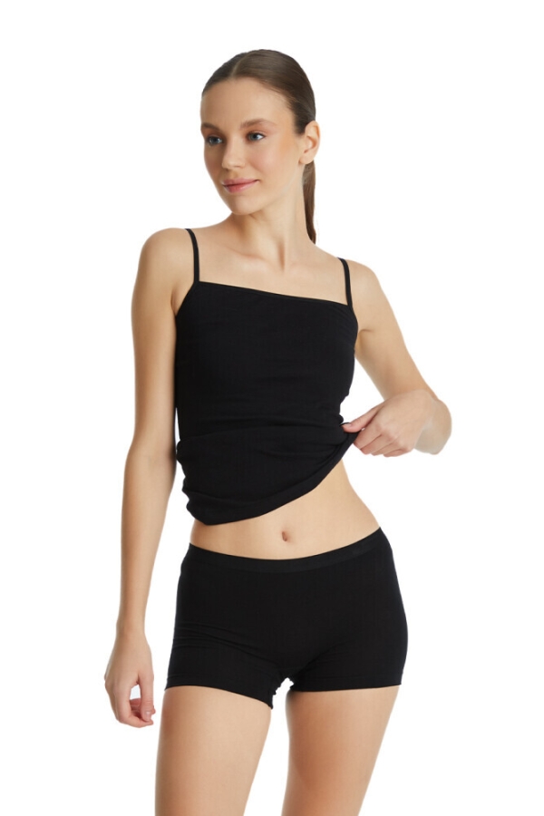 Blackspade Kadın Boxer Essential 1301 - Siyah - 1