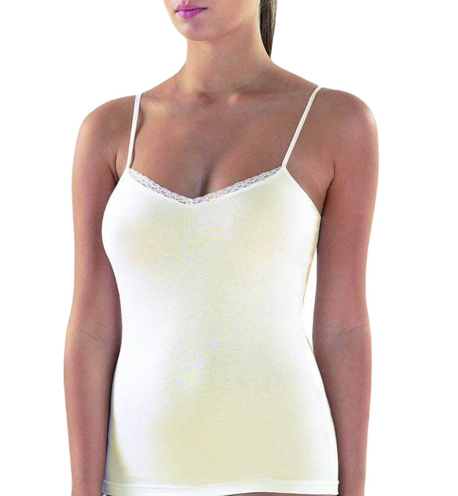 Blackspade Kadın İnce Askılı Atlet Comfort Elegance 1365 - Krem - 1