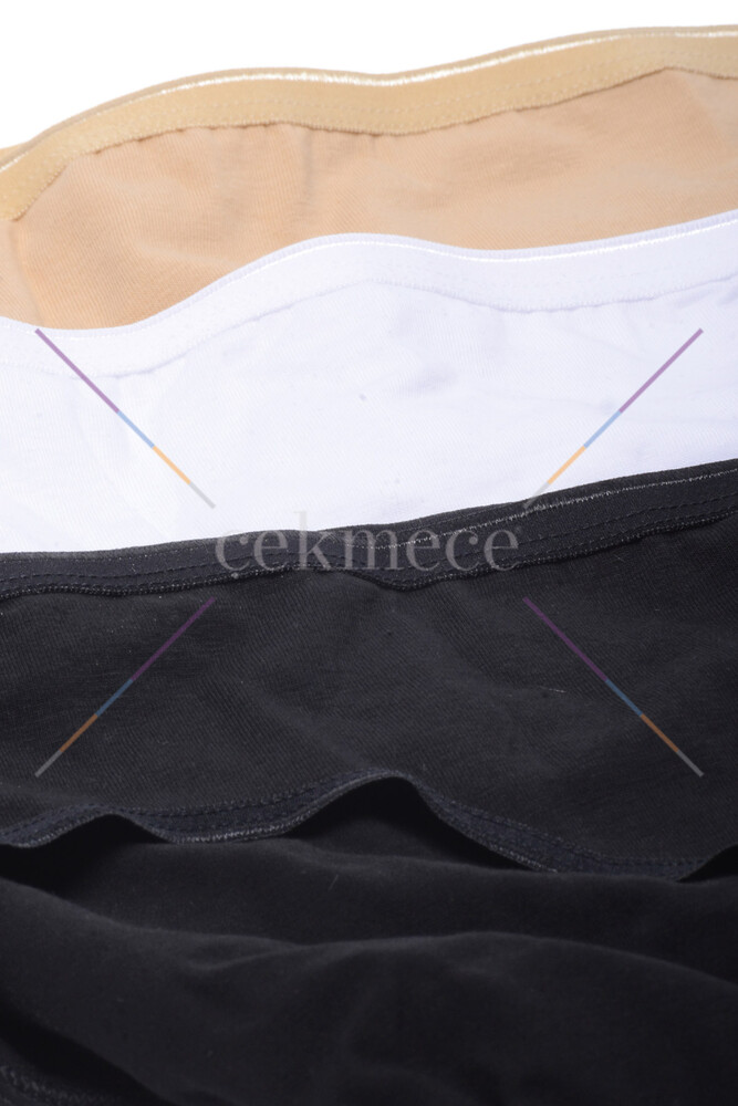 Blackspade Kadın Slip Külot 3'lü Paket Essential 1575 - Ten - 3
