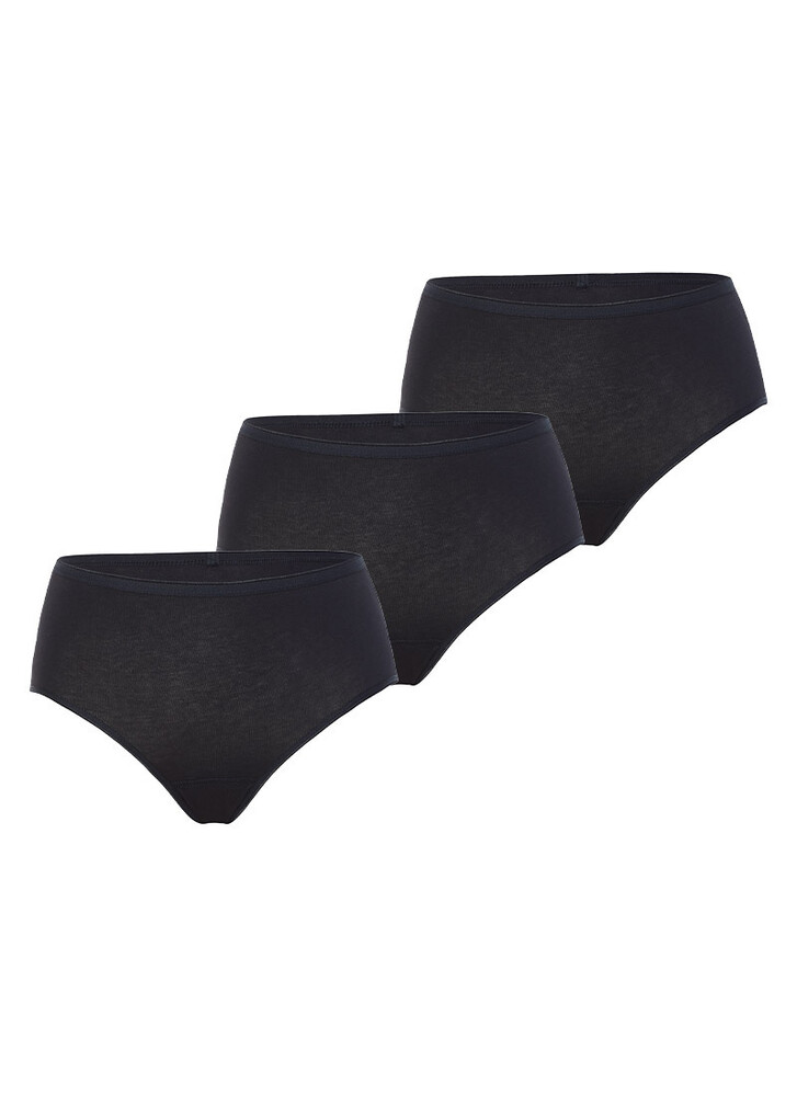Blackspade Kadın Külot 3'lü Paket Essential 1577 - Siyah - 1