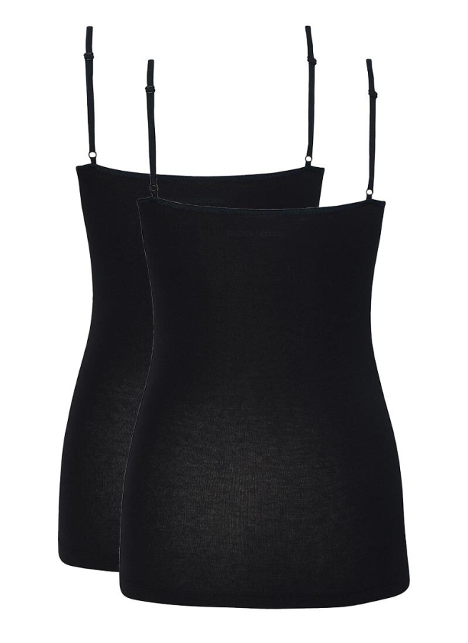 Blackspade Kadın İnce Askılı Atlet 2'li Paket Essential 1591 - Siyah - 2