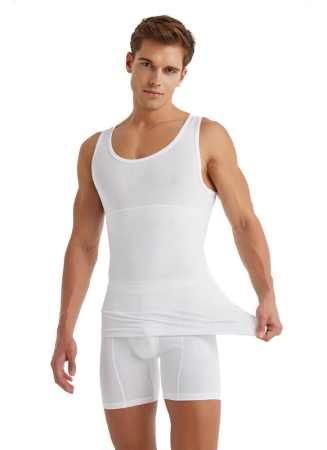 Blackspade Erkek Korse Atlet 9209 - Beyaz - 2