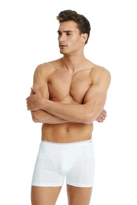 Blackspade Erkek Pamuk Elastan Boxer Tender Cotton 9233 - Beyaz - 1