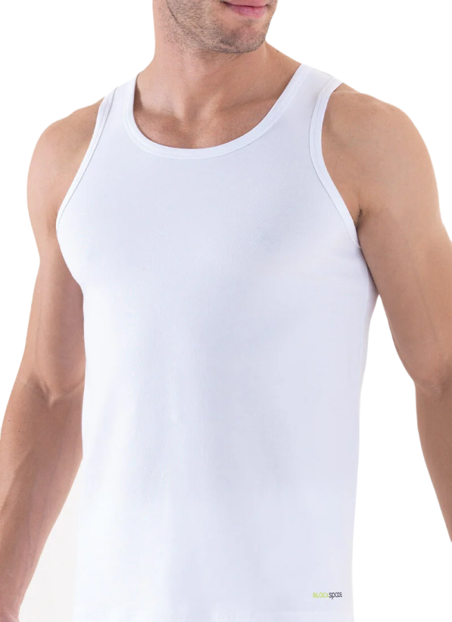 Blackspade Erkek Atlet Tender Cotton 9238 - Beyaz - 1