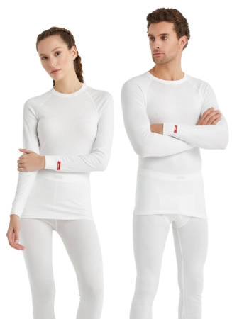 Blackspade Unisex Termal Tişört 2. Seviye 9259 - Kar Beyaz 