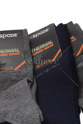 Blackspade Erkek Uzun Termal Çorap 9271 - Gri Melanj - 2