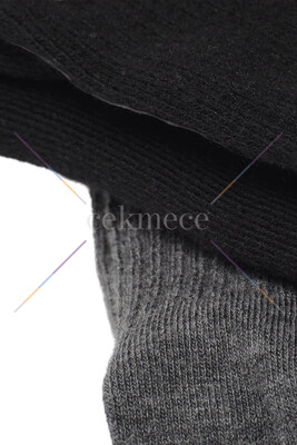 Blackspade Unisex Termal Uzun Çorap 9274 - Gri Melanj - 3