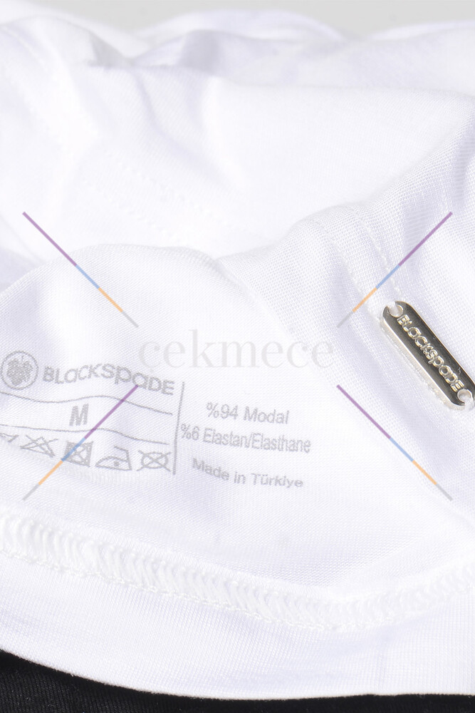 Blackspade Erkek Atlet Silver 9305 - Beyaz - 4