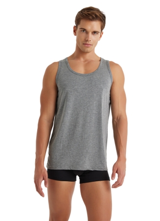 Blackspade Erkek Atlet Silver 9305 - Gri Melanj - 1