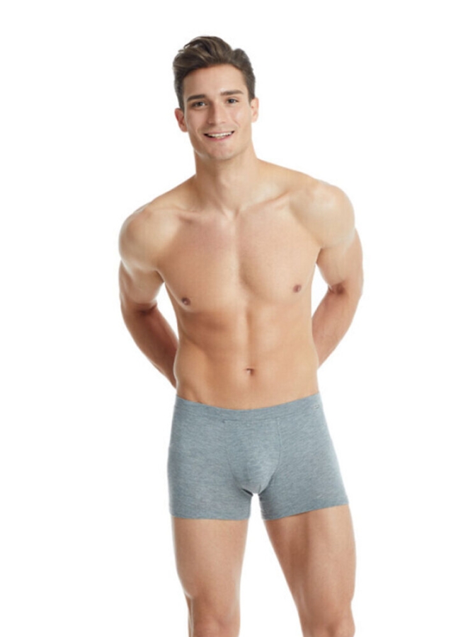 Blackspade Erkek Modal Elastan Boxer Silver 9310 - Gri Melanj - 1