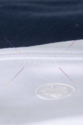 Blackspade Erkek Çocuk Atlet 2'li Paket 9397 - Beyaz Lacivert - 2