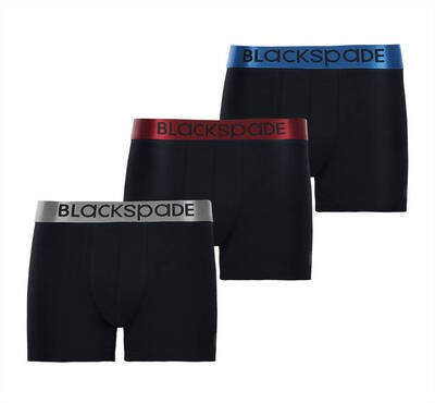 Blackspade Erkek Boxer 3'lü Paket Modern Basics 9470 - Siyah - 1