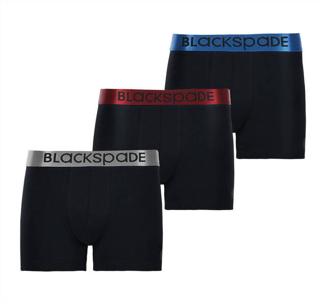 Blackspade Erkek Boxer 3'lü Paket Modern Basics 9470 - Siyah - 1
