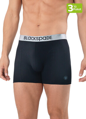 Blackspade Erkek Boxer 3'lü Paket Modern Basics 9471 - Siyah - 2