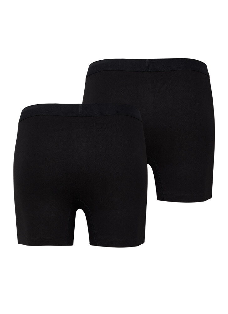 Blackspade Erkek Boxer 2'li Paket Loose Fit 9626 - Siyah - 2