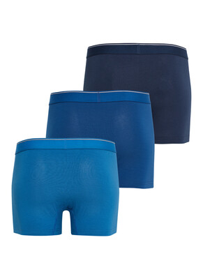 Blackspade - Blackspade 9670 3'lü Erkek Boxer Mavi (1)