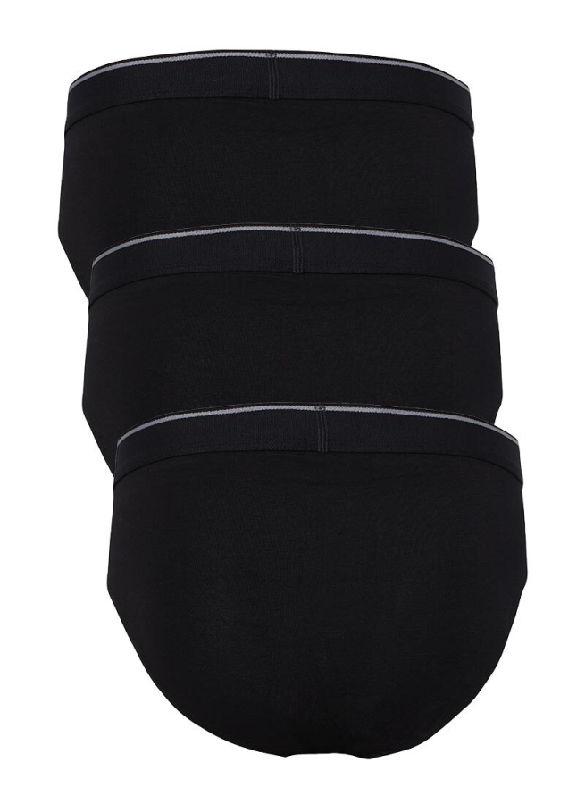 Blackspade Erkek Slip 3'lü Paket Tender Cotton 9672 - Siyah - 2
