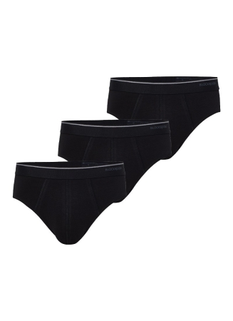 Blackspade Erkek Slip 3'lü Paket Tender Cotton 9672 - Siyah 