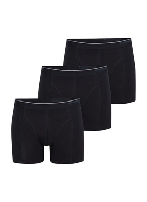 Blackspade Erkek Boxer 3'lü Paket Tender Cotton 9673 - Siyah