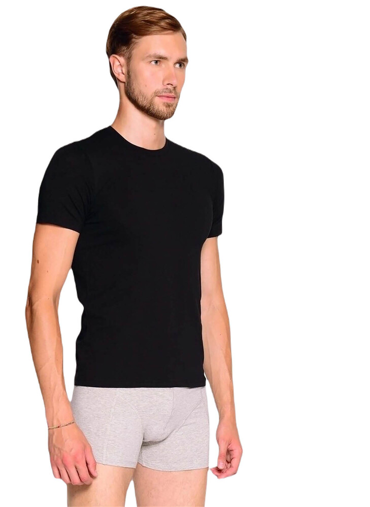 Blackspade Erkek Tshirt 2'li Paket Tender Cotton 9675 - Siyah - 3