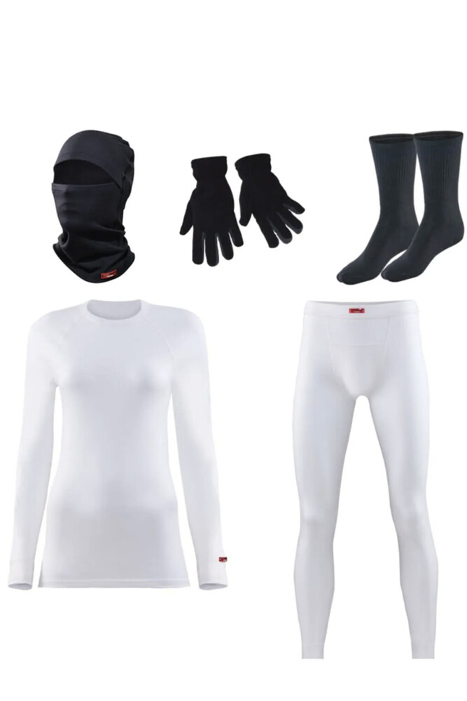 Blackspade Erkek Kayak Kamp Kış Seti Beyaz - 1