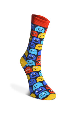 Çekmece 4'Lü Unisex  Hareketli Çorap Donet - 3