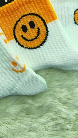Çekmece 5&prime;li Kadın Desenli Çorap SMILE 