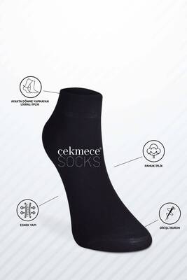 Çekmece 6'Lı Unisex  Basic Patik Gri - 3