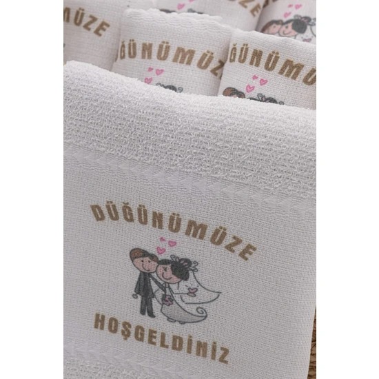 Çekmece Düğün Havlusu Gelin Damat - 2