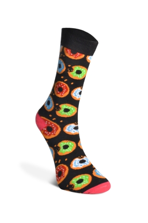 Çekmece Hareketli Desenli Unisex Çorap Donut