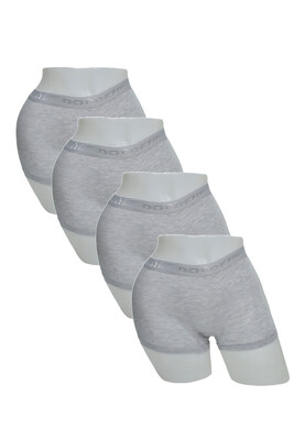 Dondeza 5005 4'Lü  Kadın Boxer Gri