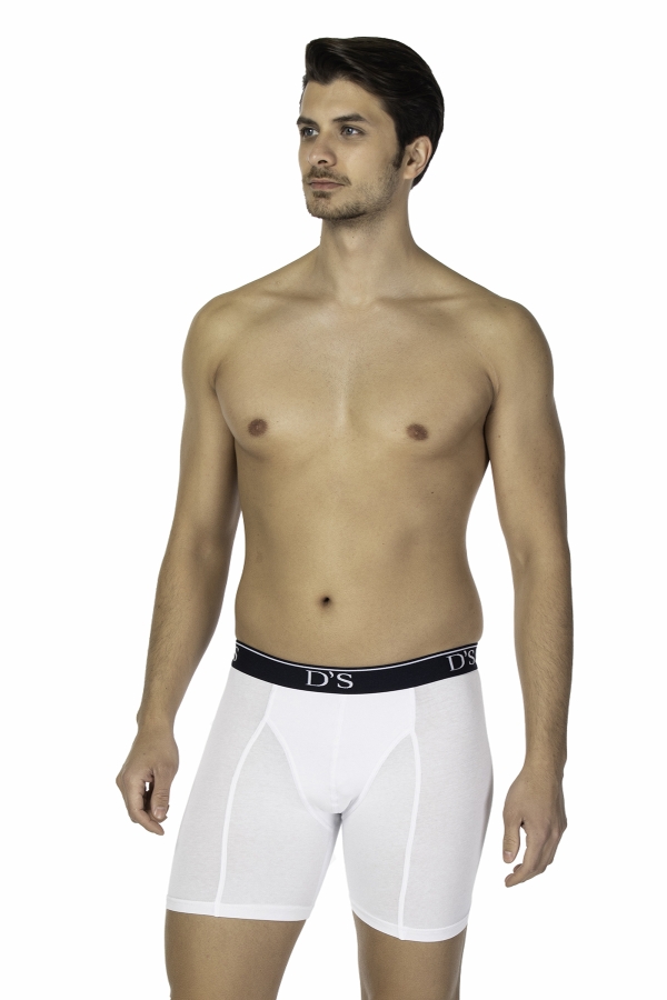 DS Damat DS0109 Comfort Modal Boxer 2&prime;li Beyaz - 1