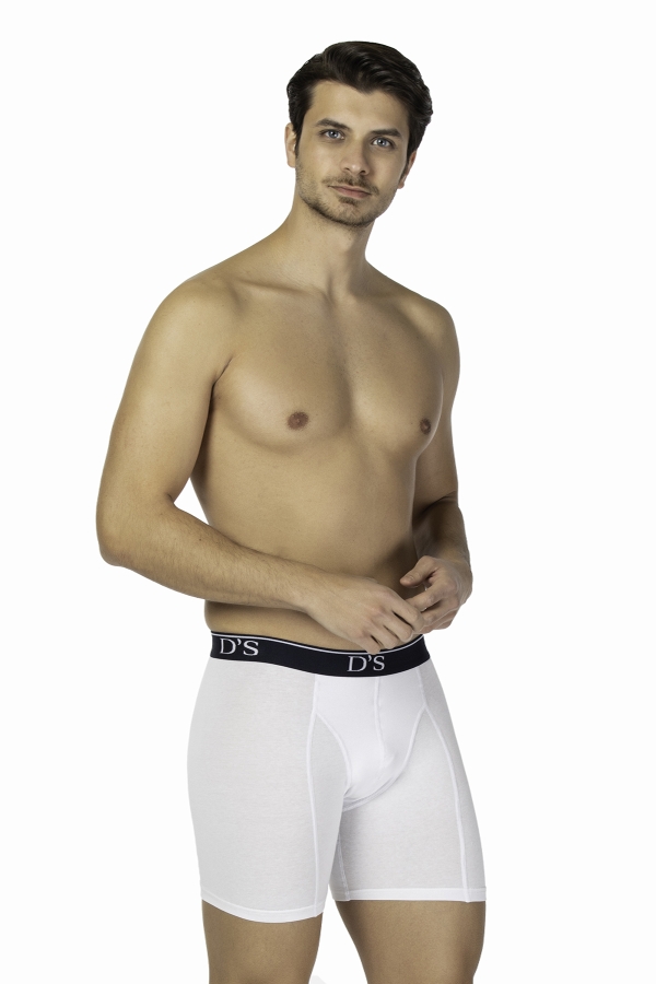 DS Damat DS0109 Comfort Modal Boxer 2&prime;li Beyaz - 2