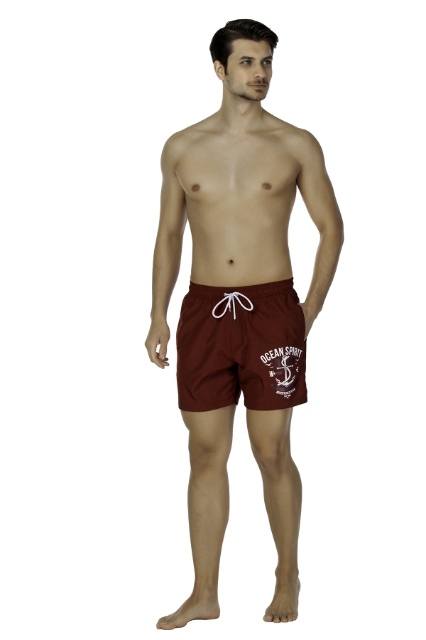 DS Damat DS209011004 Şort Mayo Marin Ocean Bordo - 1