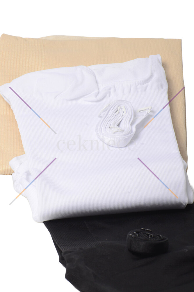 Form Time 9016 Kadın Çıtçıtlı Badi Korse Ten - 5