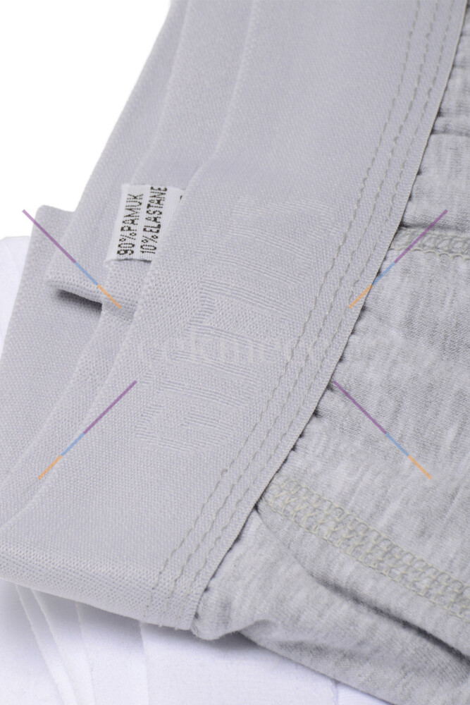 Gümüş 4018 3'Lü  Boxer Beyaz - 4