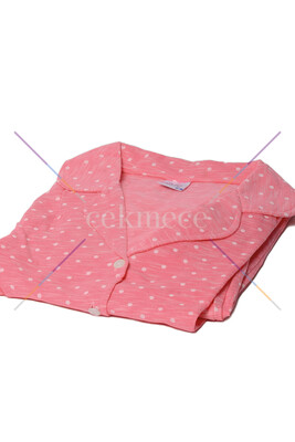 Kılıç 5007 Kadın Önden Düğmeli Pijama Takımı Pembe - 2