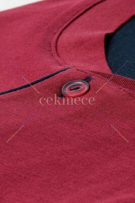 Kly 9210 Midi Yaka Pijama Takım Mürdüm - 2