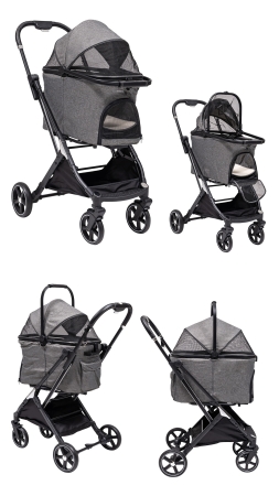 Kölln Premium Katlanabilir Araba GRİ