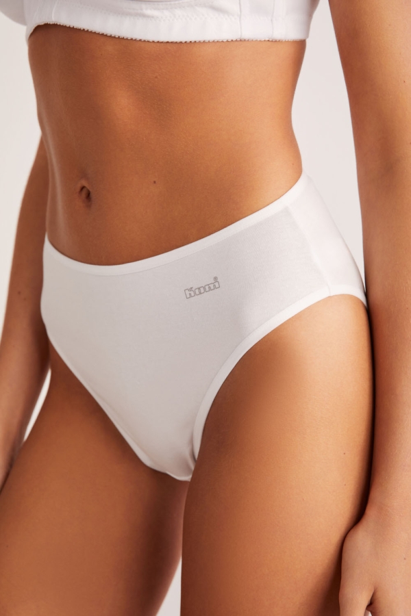 Kom Basic 2′li Pamuk Slip Beyaz - 2